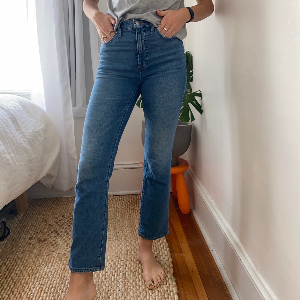 Madewell Slim-Demi Boot Jeans Tall